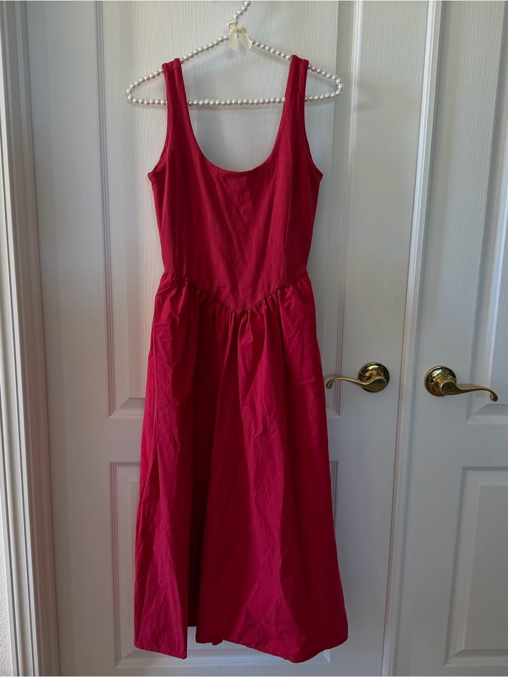 Nation LA Red Sleeveless Fiona Dress - Picture 2 of 4